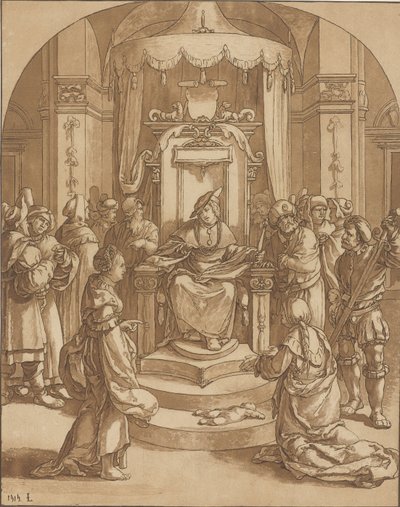 Salomon tuomio tekijältä Cornelis Ploos van Amstel (signed by artist)