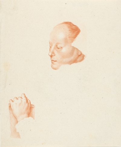 Nuoren naisen muotokuva tekijältä Cornelis Ploos van Amstel (signed by artist)