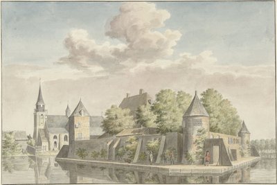 Hof van Putten ja Geervlietin kirkko tekijältä Cornelis Pronk (possibly)