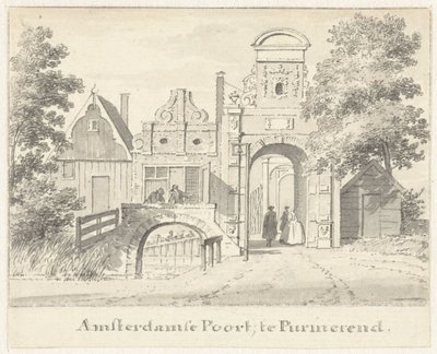 Amsterdamin portti Purmerendissä tekijältä Cornelis Pronk