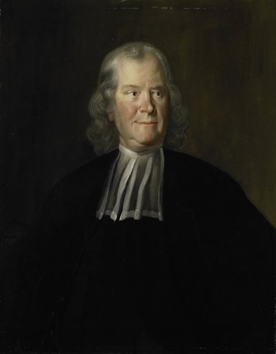 Muotokuva lääkäri Herman Boerhaavesta, Leidenin yliopiston professorista tekijältä Cornelis Troost