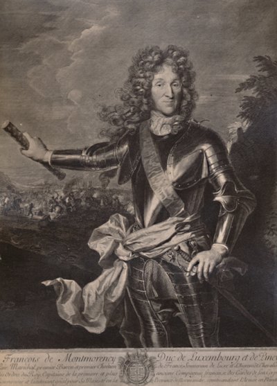 Francois Henri de Montmorency-Boutteville, Luxemburgin herttua, ranskalainen kenraali, 1600-luku 1894 tekijältä Cornelis Vermeulen