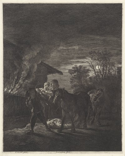 Hevosvarkaus tekijältä Cornelis Visscher (II)