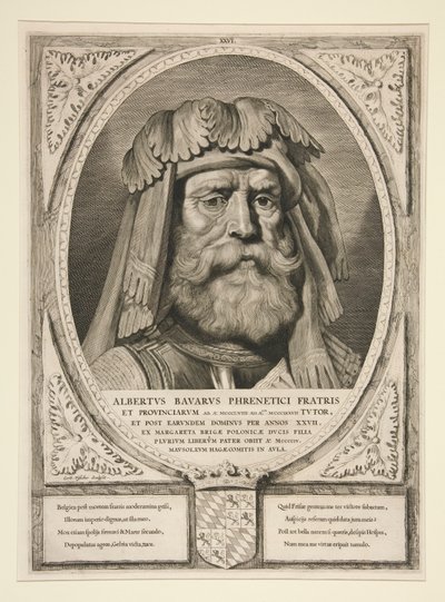 Albertvs Bavarvs Phrenetici Fratris/ et Provinciarvm tekijältä Cornelis Visscher