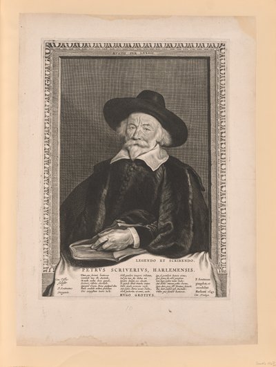 Peter Scriverius tekijältä Cornelis Visscher