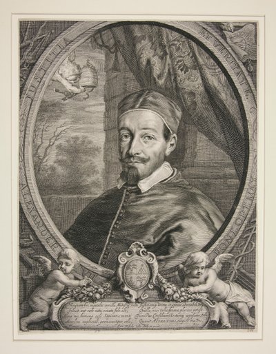 Paavi Alexandre VII, Fabio Chigi (1599-1667) tekijältä Cornelis Visscher