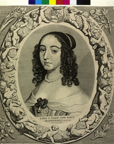 Oranian prinsessa Louise Henriette tekijältä Cornelis Visscher