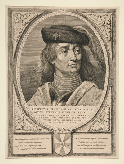 Robert, Flanderin kreivin poika tekijältä Cornelis Visscher