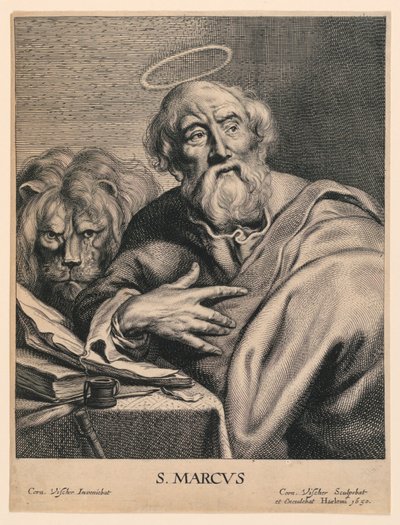 St. Mark (S.Marcvs) tekijältä Cornelis Visscher