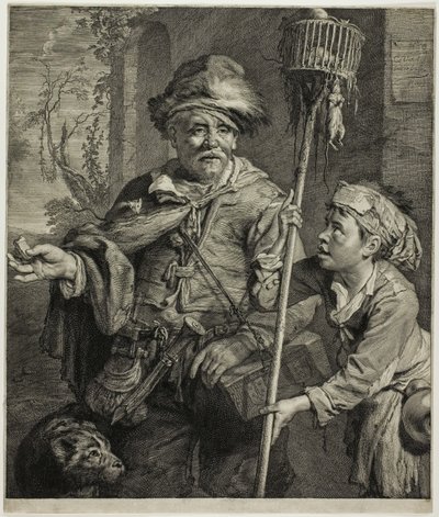 Rotan sieppaaja tekijältä Cornelis Visscher