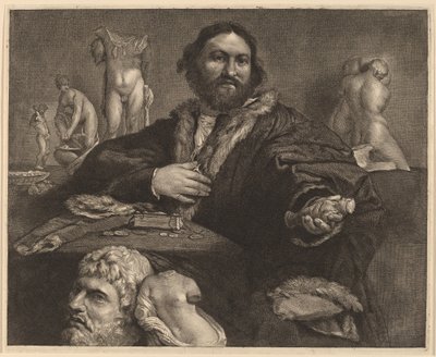 Andrea Odoni tekijältä Cornelis Visscher after Lorenzo Lotto