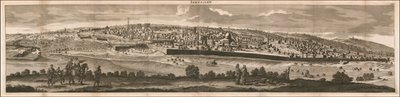 Cornelis De Bruynin kuva Jerusalemista vuodelta 1698 tekijältä Cornelis de Bruijn