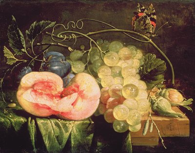 Asetelma hedelmillä, 1600-luku tekijältä Cornelis de Heem