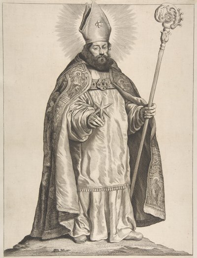 St. Swithbert, 1650. tekijältä Cornelis de Visscher
