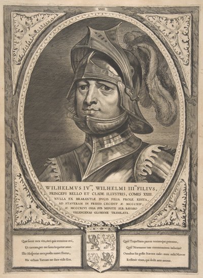 William IV sarjasta Hollannin, Seelannin ja Länsi-Frisian kreivit ja kreivitär, 1650.. tekijältä Cornelis de Visscher