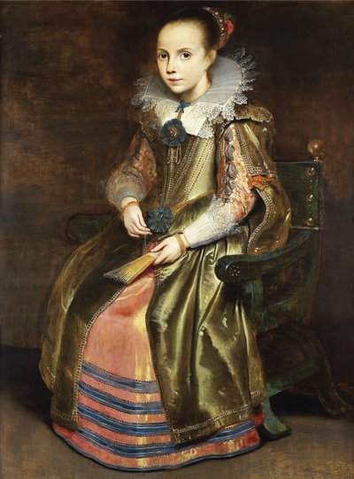 Elisabeth Vekemans pienenä tyttönä tekijältä Cornelis de Vos
