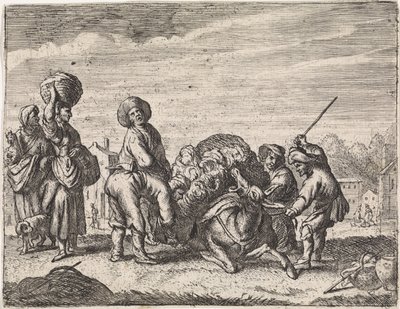 Huijaava aasi Genrekohtaukset (sarjan nimi) tekijältä Cornelis de Wael