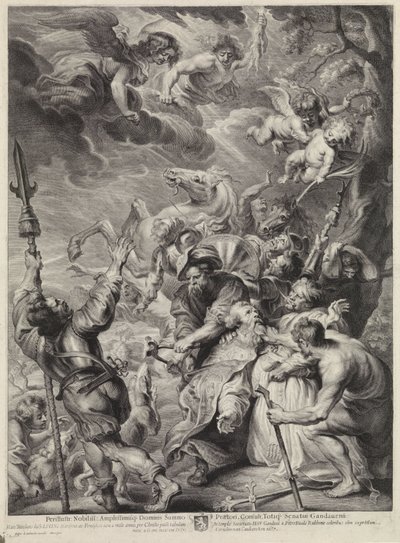 Pyhän Livinuksen kidutus tekijältä Cornelis van Caukercken