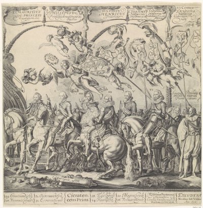 William of Orangen voittokulkue, oikea levy tekijältä Cornelis van Kittensteyn