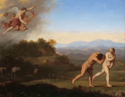 Karkottaminen paratiisista. Vuoden 1646 jälkeen tekijältä Cornelis van Poelenburch
