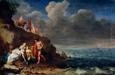 Bacchus ja Ariadne Naxoksen saarella, 1600-luku tekijältä Cornelis van Poelenburgh or Poelenburch