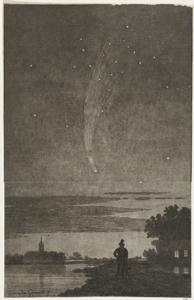 Donatin komeetta, 1858 tekijältä Cornelis van der Griendt