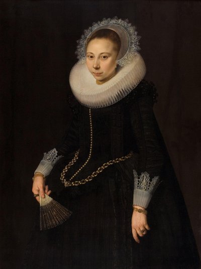 Maria Overrijn van Schoterboschin muotokuva (1599/1600-1638) tekijältä Cornelis van der Voort