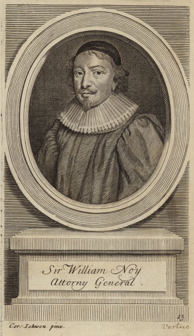 Sir William Noy tekijältä Cornelius Janssen van Ceulen