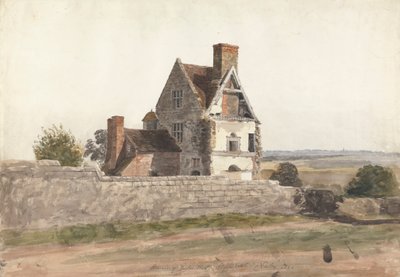 Purton Hallin jäänteet, Staffordshire tekijältä Cornelius Varley