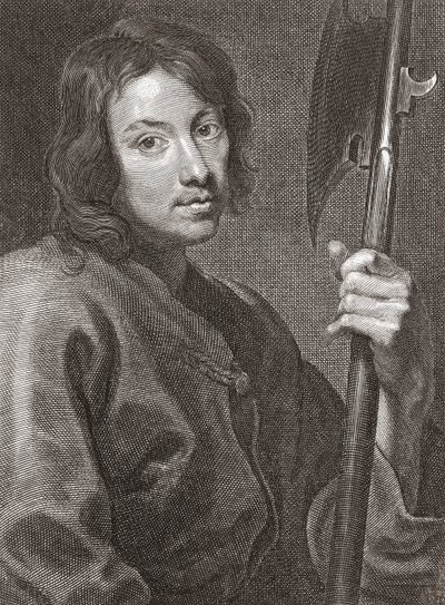 Pyhä Matteus tai apostoli Matteus. Muotokuva. tekijältä Cornelius van Caukercken