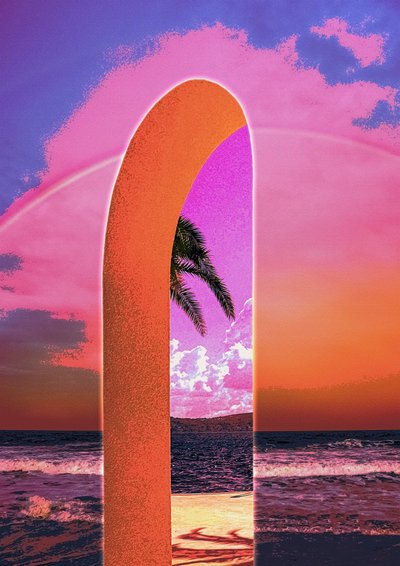 Pink Sky Beachin kaari tekijältä CosmoZach