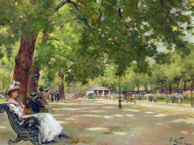 Hyde Park, Lontoo tekijältä Count Girolamo Pieri Nerli