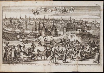 Vologda Lähettäjä: Historisch Verhael tai Beschryving van de Voyagie, 1677 tekijältä Coyet