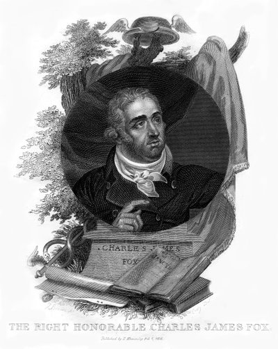 Charles James Fox, brittiläinen Whig-poliitikko, 1815. tekijältä Craig