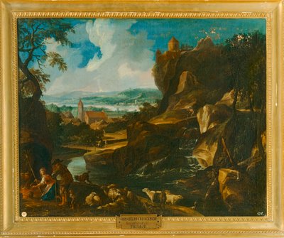 "Maisema ja kylä tekijältä Crescenzio Onofri