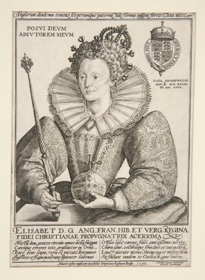 Elizabeth, Englannin kuningatar tekijältä Crispijn de Passe the Elder