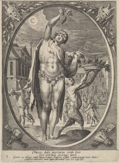 Bacchus Bacchus, Venus en Ceres (sarjan nimi) tekijältä Crispijn van de Passe (I)