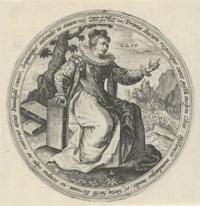 Clio The Nine Muses (sarjan nimi) tekijältä Crispijn van de Passe (I)