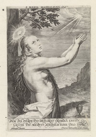 Kirjailija: boetvaardige Maria Magdalena tekijältä Crispijn van de Passe (I)