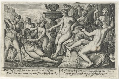 Diana Callistossa Metamorphosen van Ovidius (sarjan nimi) tekijältä Crispijn van de Passe (I)