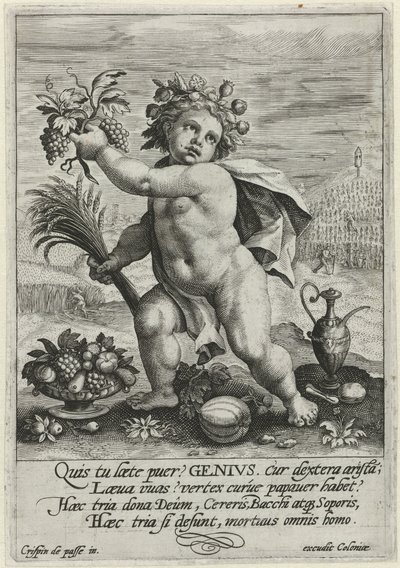 Genius De essentie van het menselijk bestaan (series title) tekijältä Crispijn van de Passe (I)