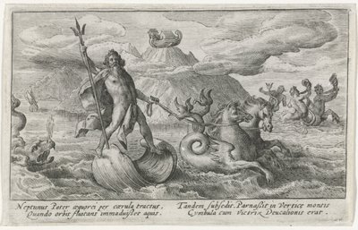 Neptunus rauhoittaa aallot Ovid