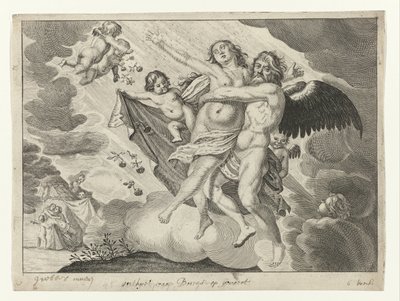 Boreas sieppaa Oreithyian tekijältä Crispijn van de Passe (II) (possibly)