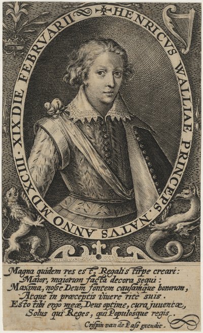 Henry Frederick, Walesin prinssi tekijältä Crispijn van de Passe I