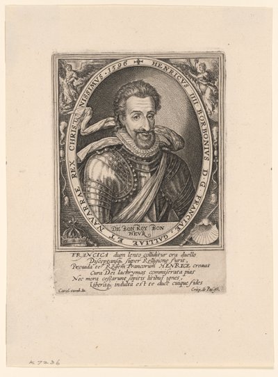 Henrik IV, Ranskan kuningas tekijältä Crispijn van de Passe I