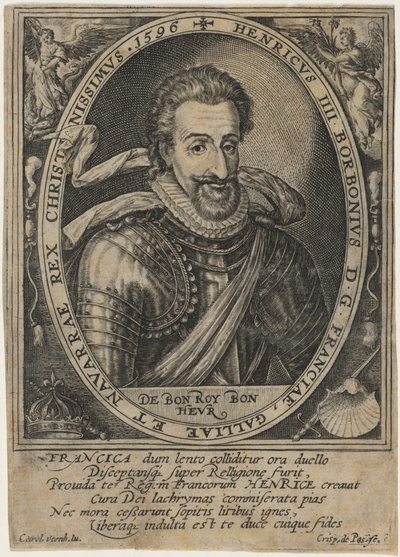 Henrik IV, Ranskan kuningas tekijältä Crispijn van de Passe I