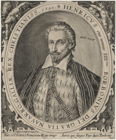 Henrik IV, Ranskan kuningas tekijältä Crispijn van de Passe I