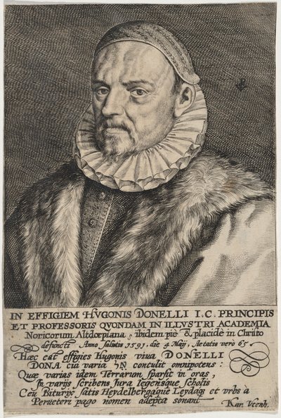 Hugo Donellus tekijältä Crispijn van de Passe I