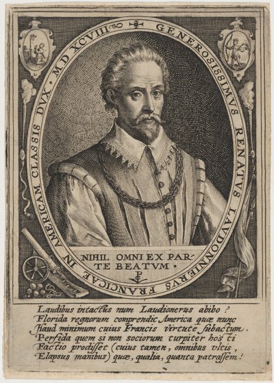 Rene de Laudonniere tekijältä Crispijn van de Passe I