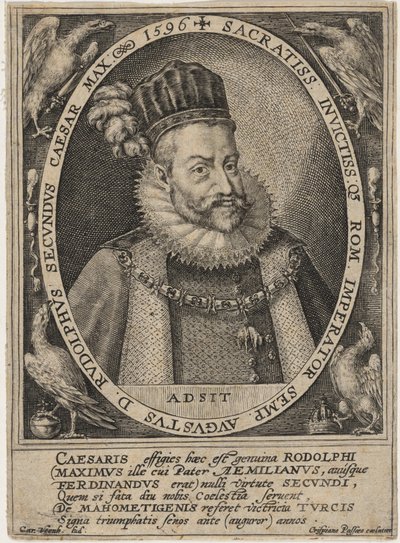 Rudolf II, Pyhän saksalais-roomalaisen keisarikunnan keisari tekijältä Crispijn van de Passe I
